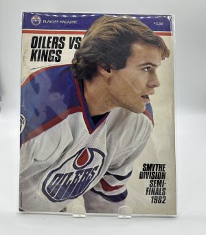 Edmonton Oilers Official Playoff Program Smythe Division Semi Finals 1982